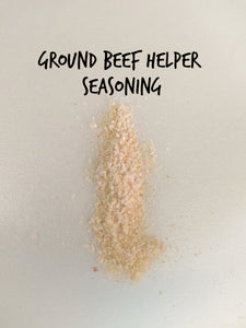 Ground Beef Helper Seasoning