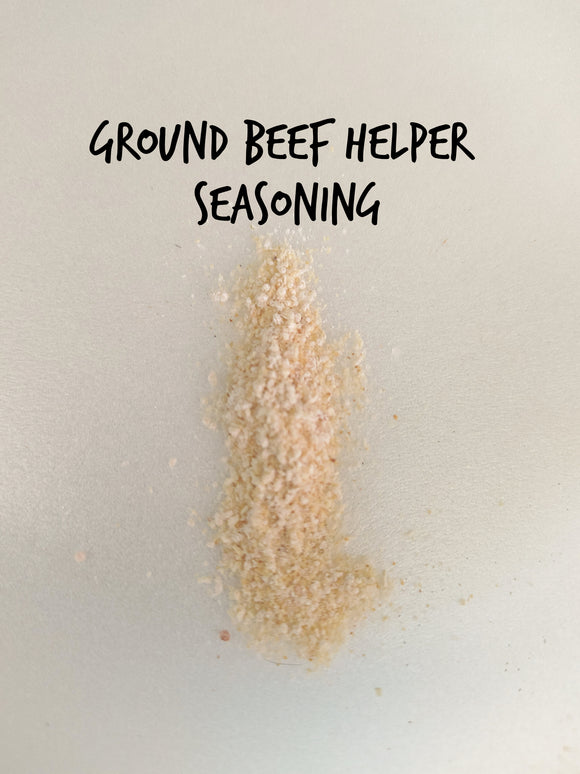 Ground Beef Helper Seasoning